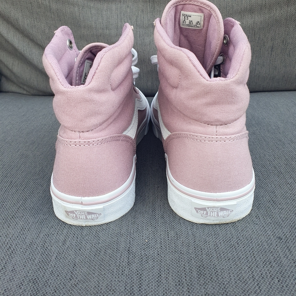 VANS MILTON HI Tops Baseball Boots Lace Up Textile TRAINERS Heather Uk6 - Picture 10 of 13